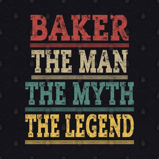 Funny Baker The Man The Myth The Legend Baking Gift by Fargo